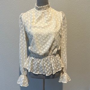 A. CALIN By Flying Tomato long sleeve blouse